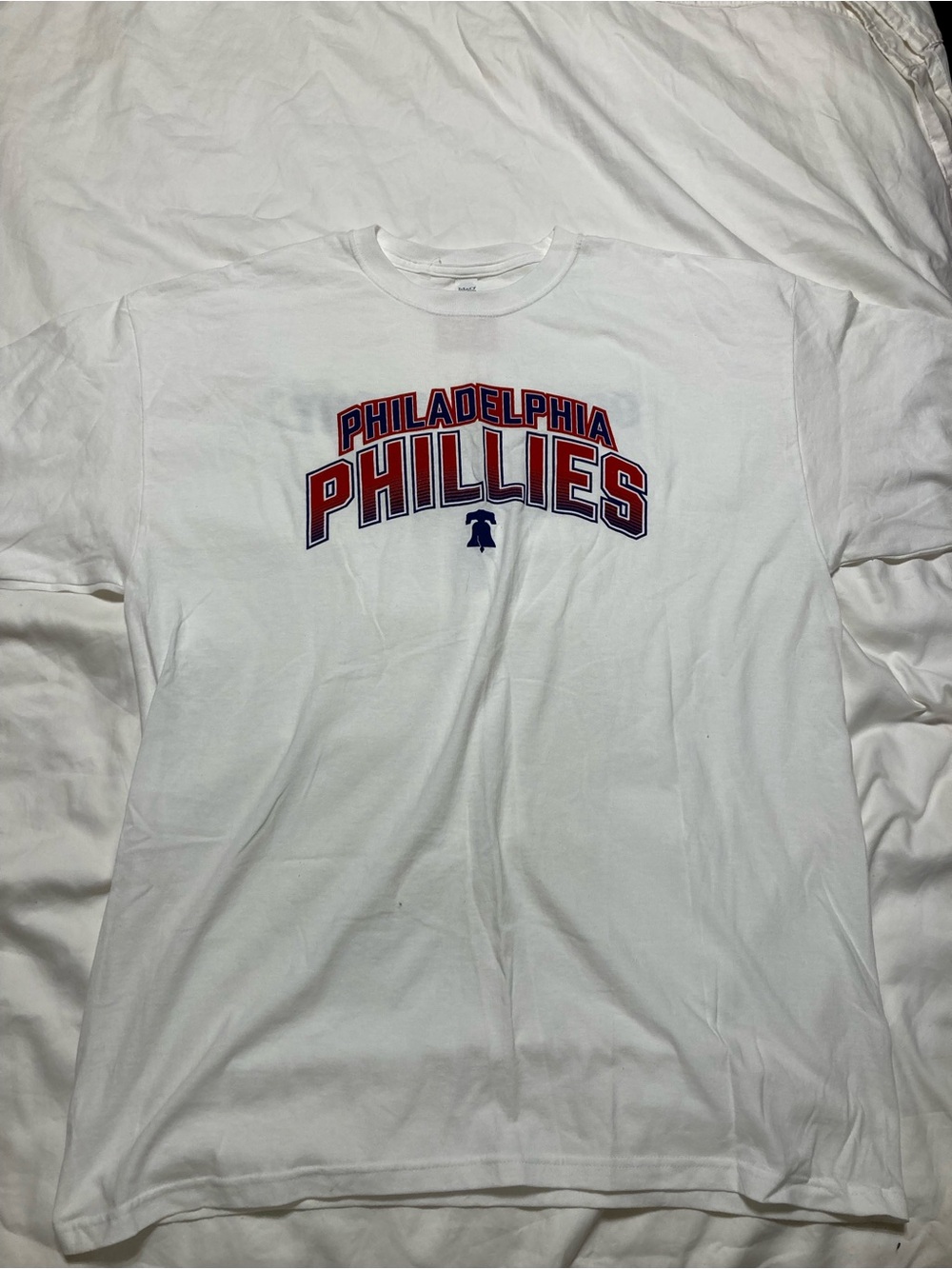 Philadelphia Phillies White Logo Short Sleeve Tee